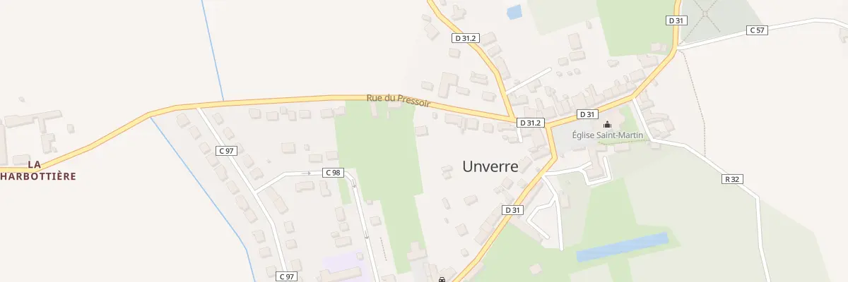 Plan du 13 Rue du Pressoir à Unverre