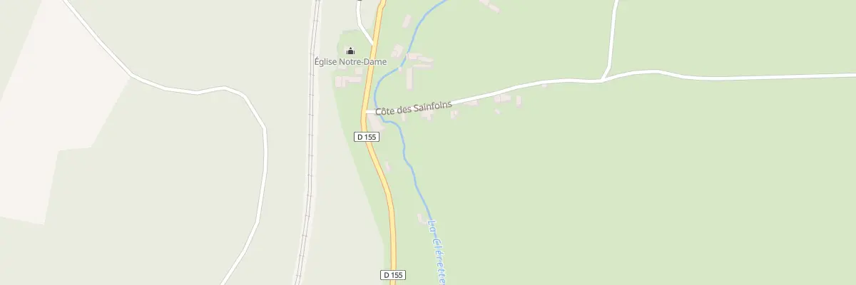 Plan du 60 Côte des Sainfoins à Clères