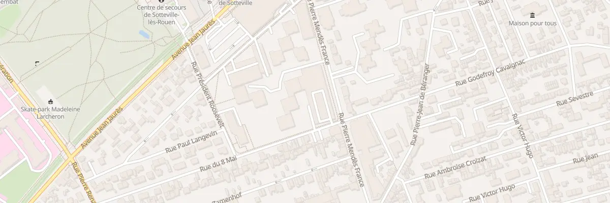 Plan du 164 Rue Pierre Mendes-france à Sotteville-lès-Rouen