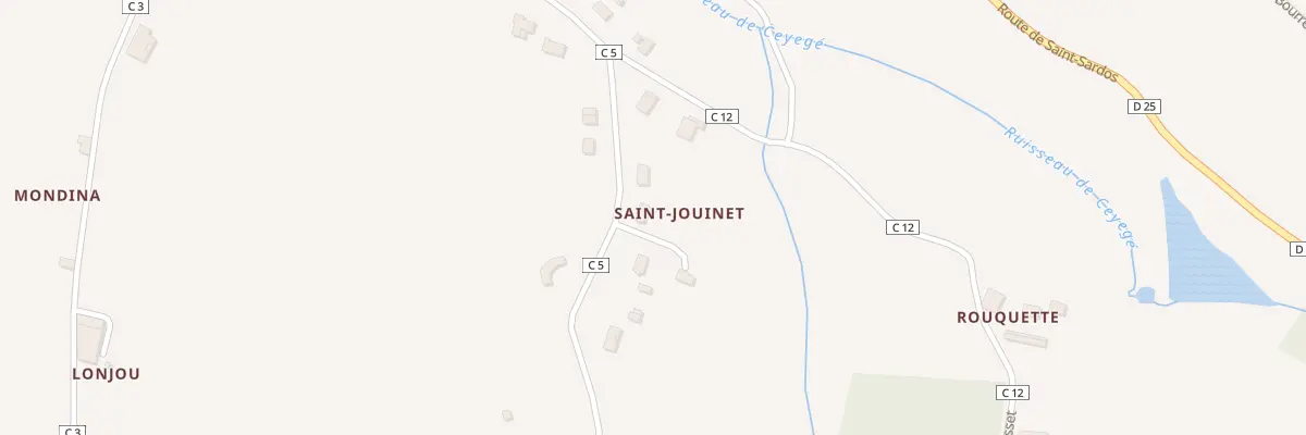 Plan du 5043 Saint Jouinet à Larrazet
