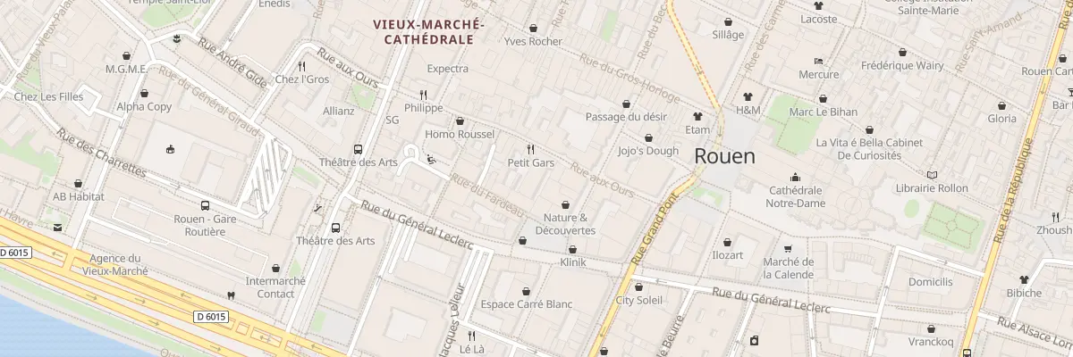 Plan du 29 Rue aux Ours à Rouen
