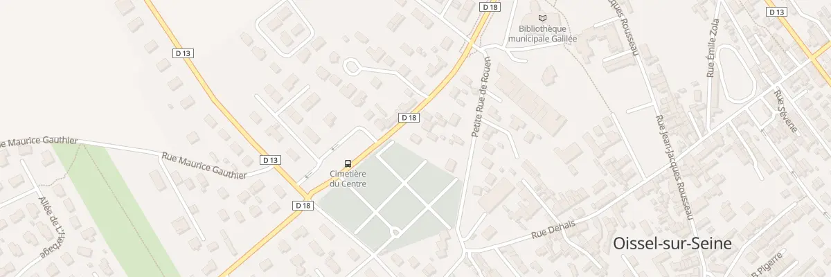 Plan du 868 Av du Gen de Gaulle à Oissel-sur-Seine