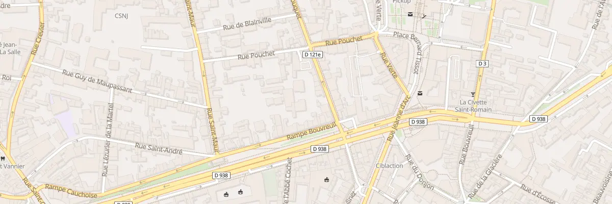 Plan du 40B Rpe Bouvreuil à Rouen