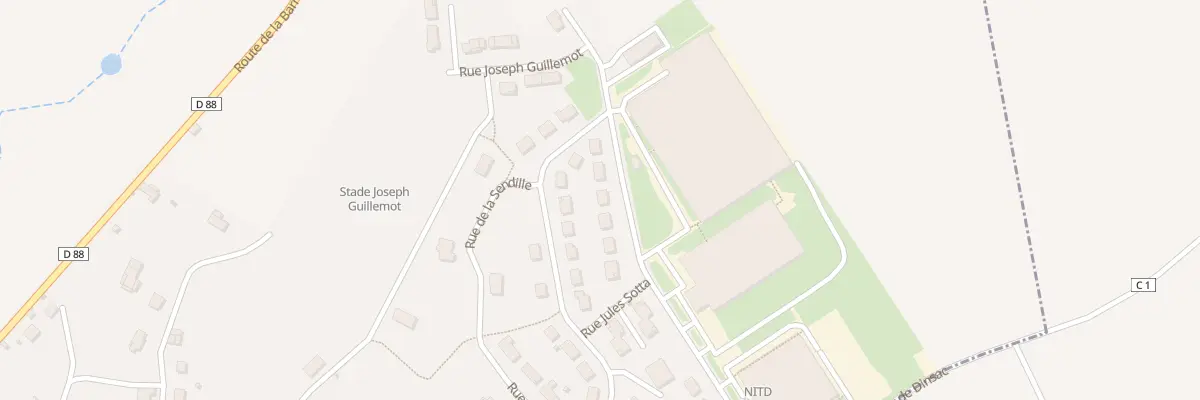 Plan du 17 Av du Pdt Georges Pompidou au Dorat