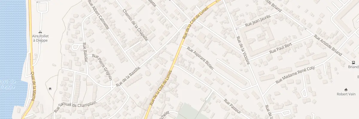 Plan du 26 Rue de la Cite de Limes à Dieppe