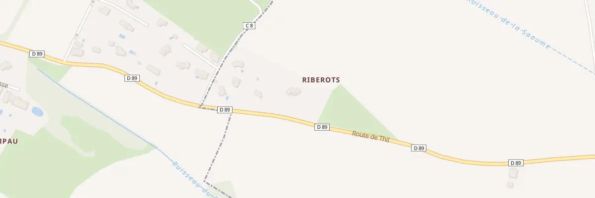 Plan de Riberots au Grès