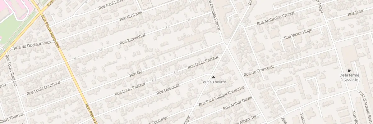 Plan du 22 Rue Pasteur à Sotteville-lès-Rouen