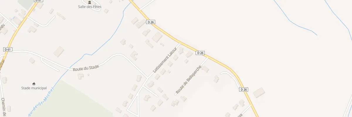 Plan du 2 Lot Latour à Castelferrus