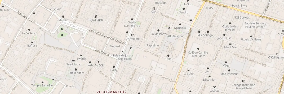 Plan du 54 Rue Saint-Lô à Rouen