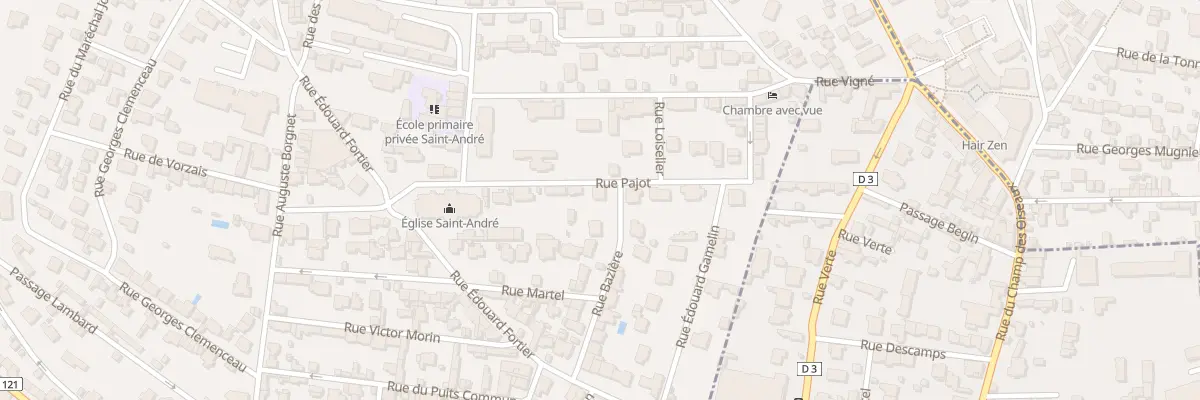 Plan du 9 Rue Bazière à Mont-Saint-Aignan