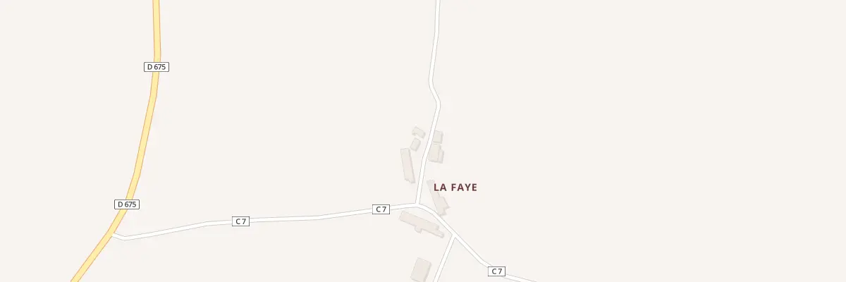 Plan du 2 La Faye à Dinsac