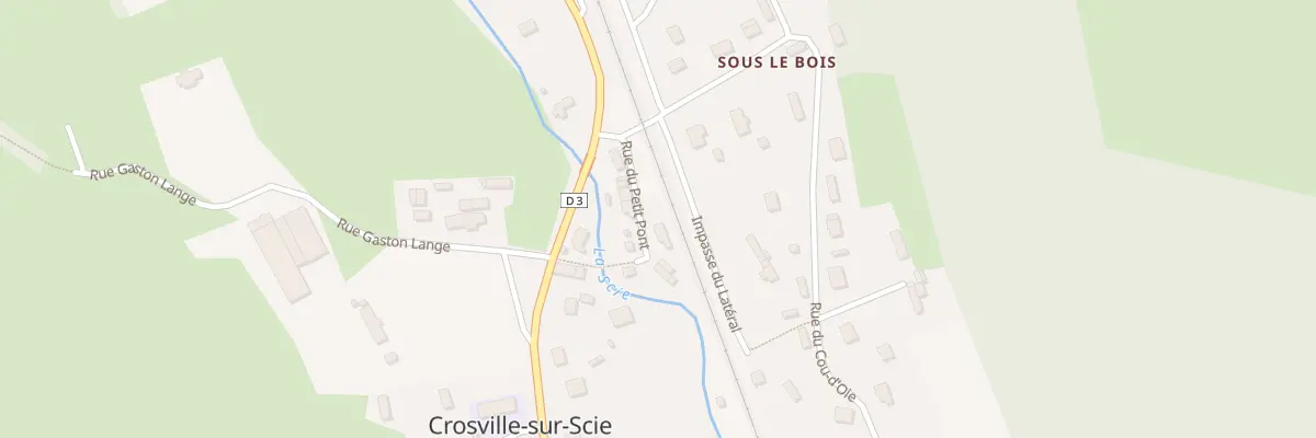 Plan du 1 Rue du Petit Pont à Crosville-sur-Scie