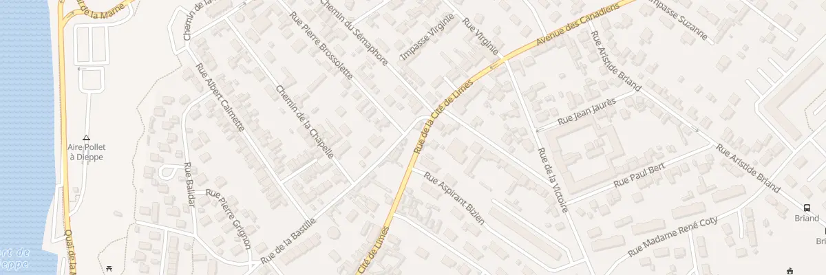 Plan du 129 Rue de la Cite de Limes à Dieppe