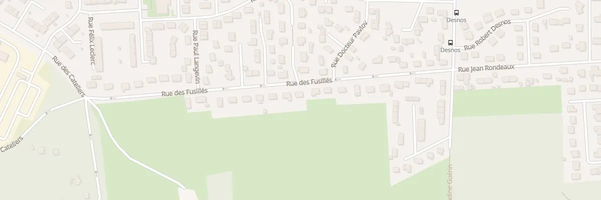 Plan du 25 Rue des Fusillés à Saint-Étienne-du-Rouvray
