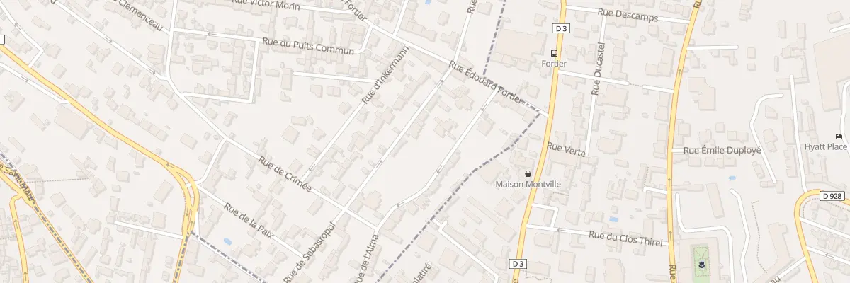 Plan du 18 Rue de Sébastopol à Mont-Saint-Aignan