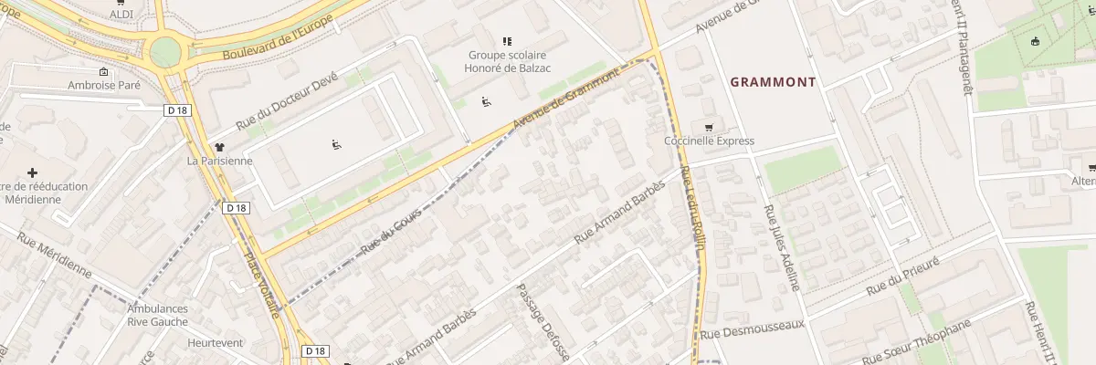 Plan du 11 Rue du Cours à Sotteville-lès-Rouen