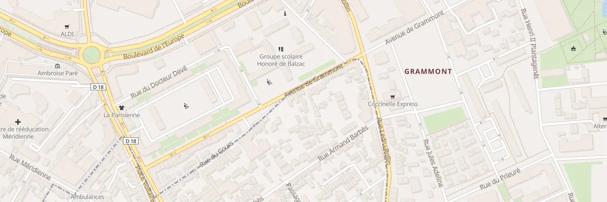 Plan du 12 Rue du Cours à Sotteville-lès-Rouen