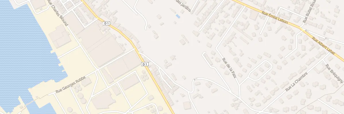 Plan du 1B Rue Albert Réville à Dieppe