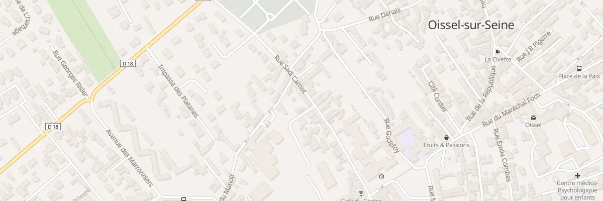Plan du 59B Rue Sadi Carnot à Oissel-sur-Seine