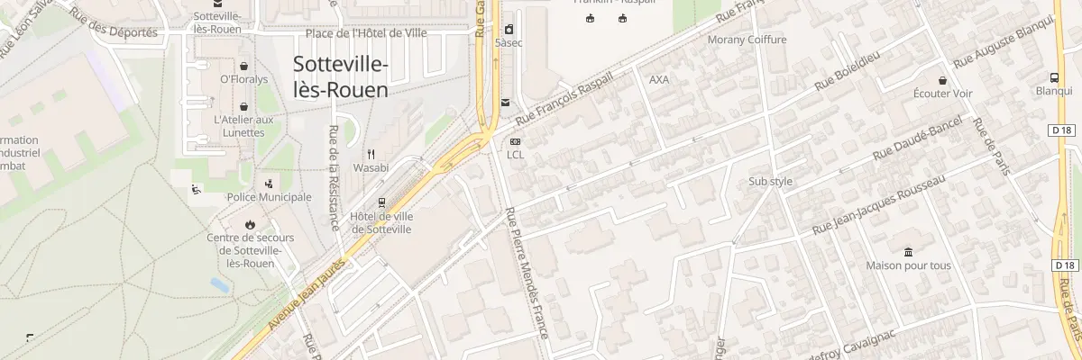 Plan du 60 Rue Dumont à Sotteville-lès-Rouen