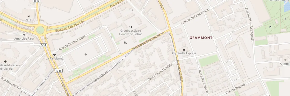 Plan du 6F Rue du Cours à Sotteville-lès-Rouen