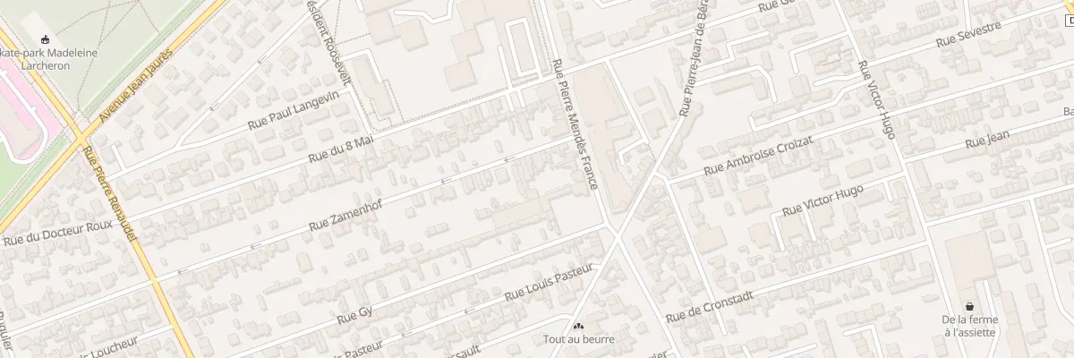 Plan du 9 Rue Zamenhof à Sotteville-lès-Rouen