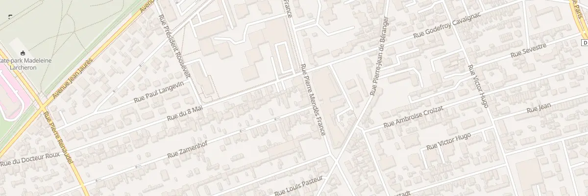 Plan du 2 Rue Zamenhof à Sotteville-lès-Rouen