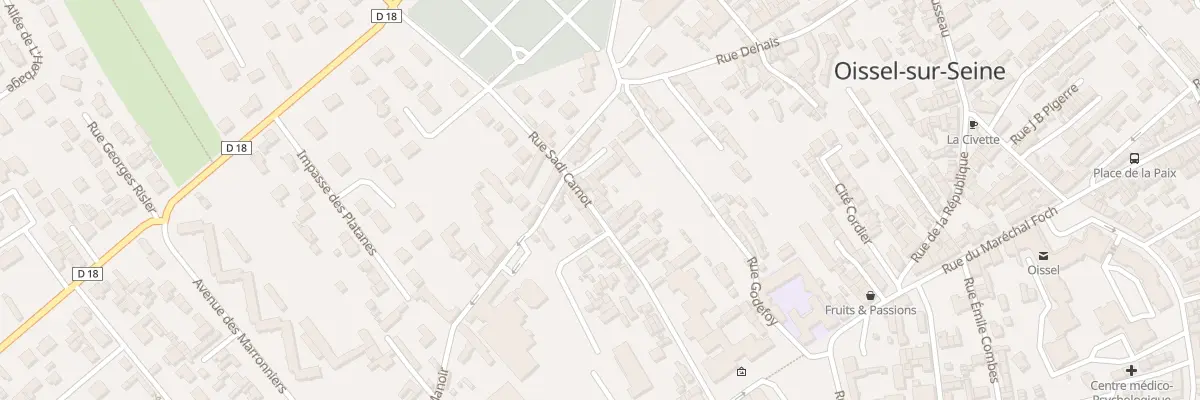 Plan du 40 Rue Sadi Carnot à Oissel-sur-Seine
