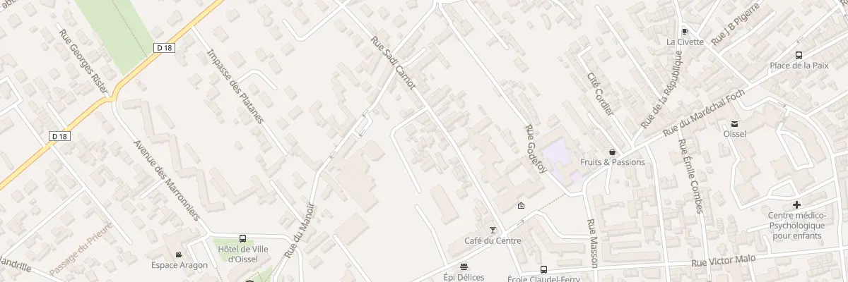 Plan du 49 Rue Sadi Carnot à Oissel-sur-Seine