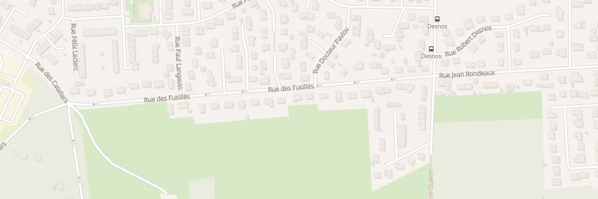 Plan du 23 Rue des Fusillés à Saint-Étienne-du-Rouvray