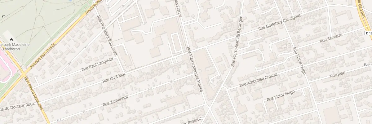 Plan du 2A Rue Zamenhof à Sotteville-lès-Rouen
