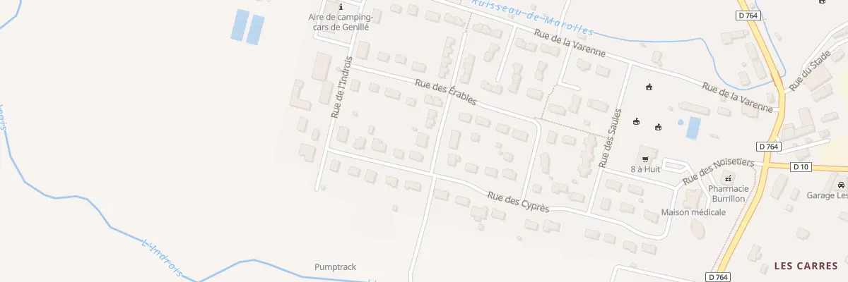 Plan du 1B Rue des Cèdres à Genillé