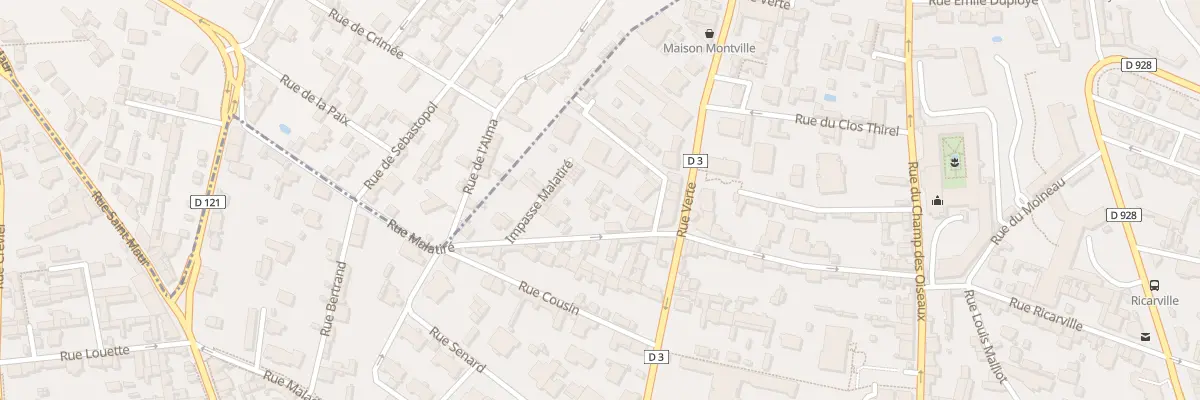 Plan du 22C Rue Malatire à Rouen