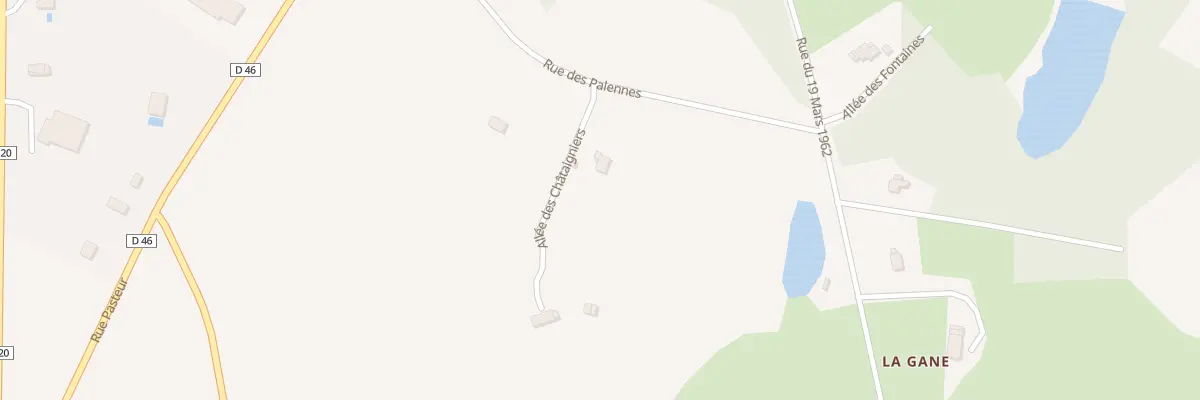 Plan du 1 All des Châtaigniers à Flavignac