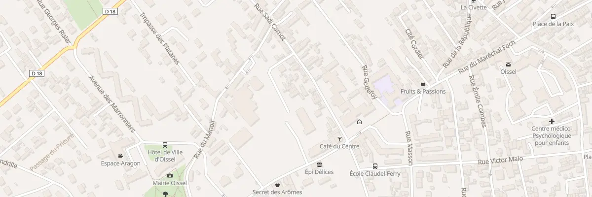 Plan du 39 Rue Sadi Carnot à Oissel-sur-Seine