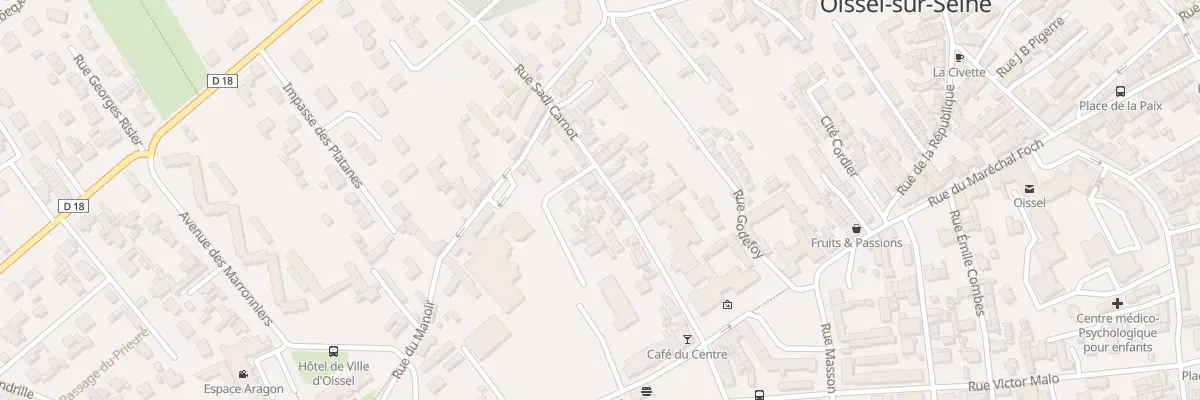 Plan du 55 Rue Sadi Carnot à Oissel-sur-Seine