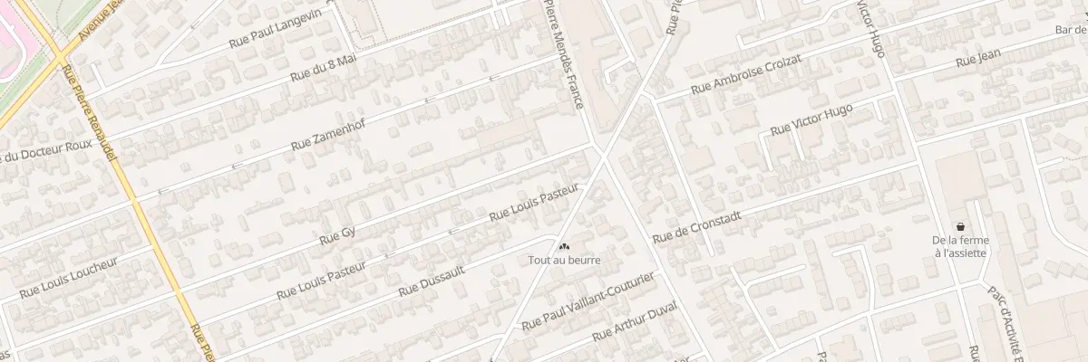 Plan du 10 Rue Pasteur à Sotteville-lès-Rouen