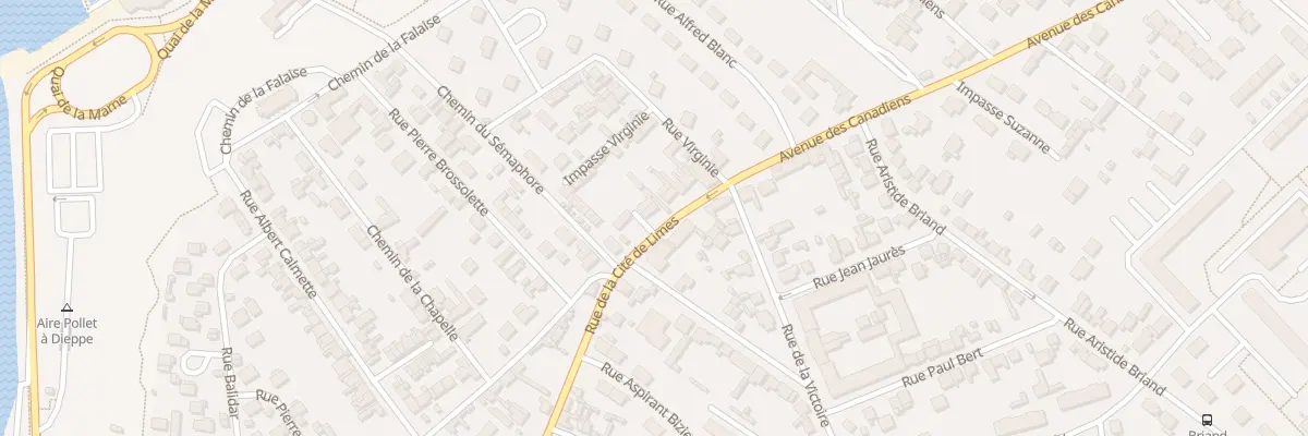 Plan du 143 Rue de la Cite de Limes à Dieppe