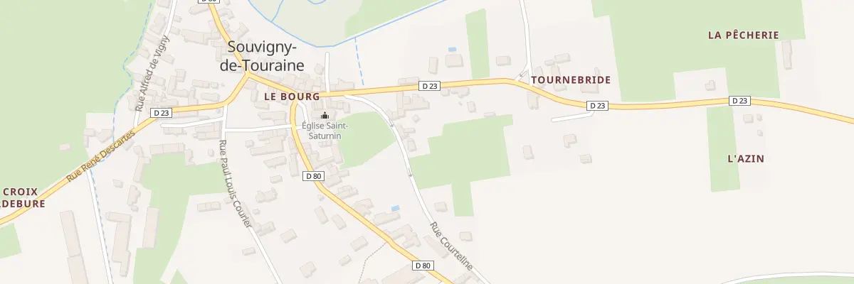 Plan du 5B Rue Courteline à Souvigny-de-Touraine