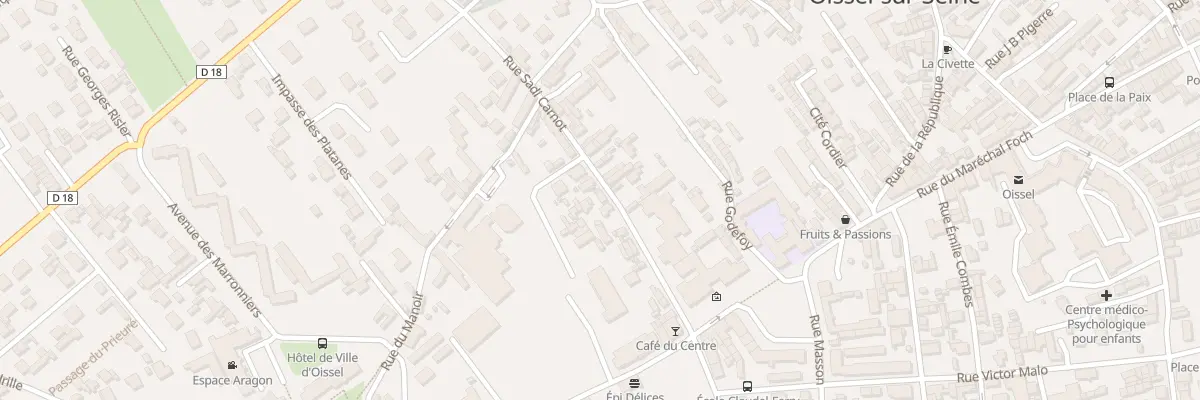 Plan du 53 Rue Sadi Carnot à Oissel-sur-Seine
