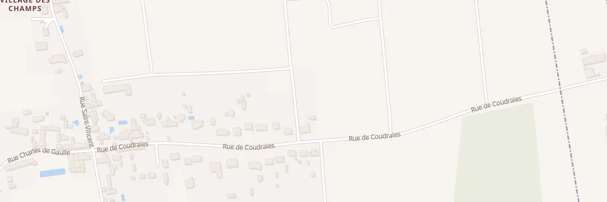 Plan du 31 Rue de Coudraies à Francueil