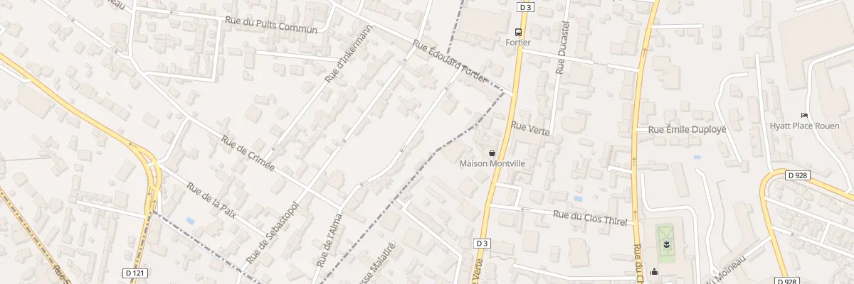 Plan du 16 Rue Mazurier à Mont-Saint-Aignan