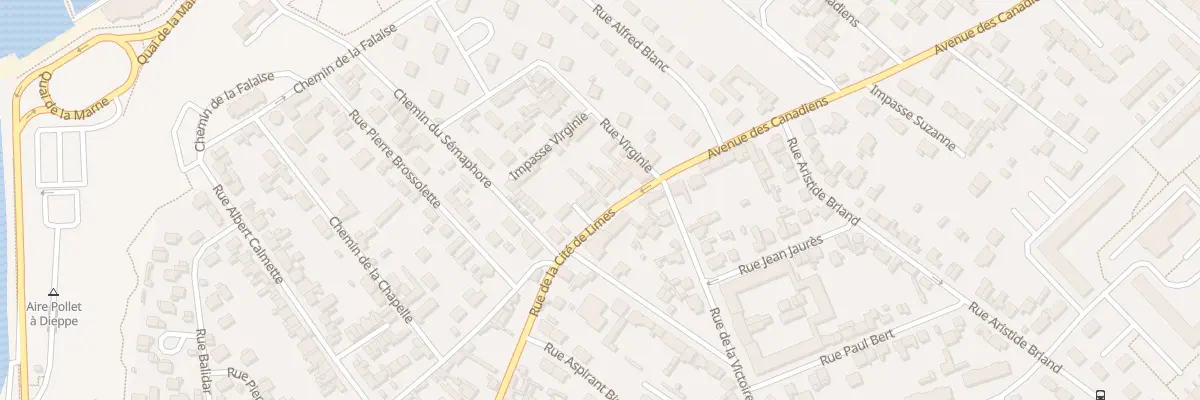 Plan du 59 Rue de la Cite de Limes à Dieppe