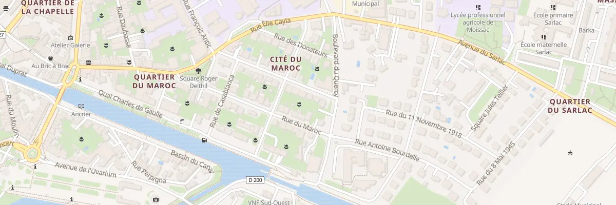 Plan du 20 Rue des Sauveteurs à Moissac