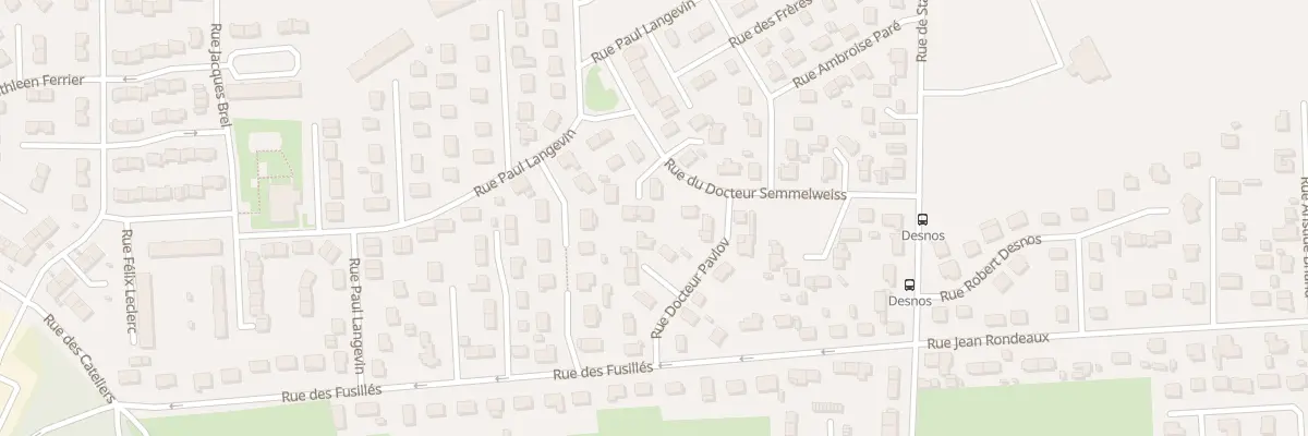 Plan du 25 Rue Docteur Semmelweis à Saint-Étienne-du-Rouvray