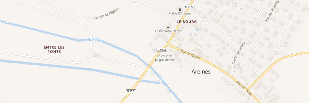 Plan du 26 Rue de la Vallée du Loir à Areines
