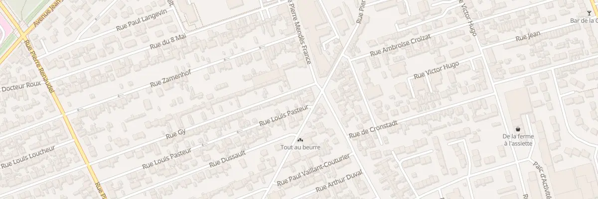 Plan du 6 Rue Pasteur à Sotteville-lès-Rouen