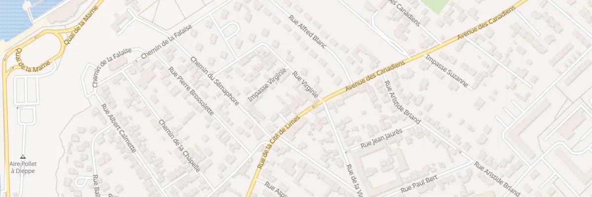Plan du 65 Rue de la Cite de Limes à Dieppe