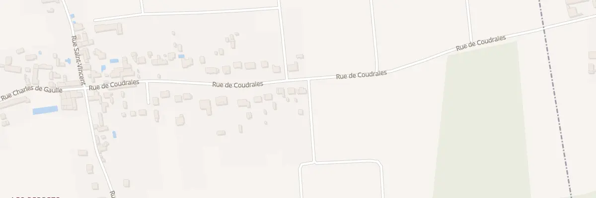 Plan du 34 Rue de Coudraies à Francueil
