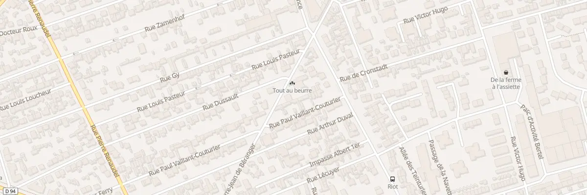 Plan du 119T Rue Pierre Jean de Beranger à Sotteville-lès-Rouen